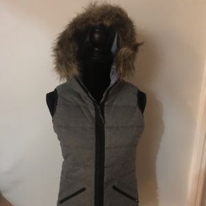 Burton vest w/hood XS Vesta Vest High Rise Heather